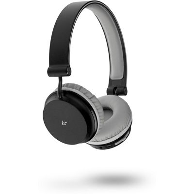 Black metro over-ear bluetooth headphones